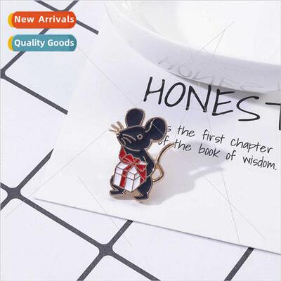 ins cute new cartoon brooch fun rabb radish lucky mouse lape