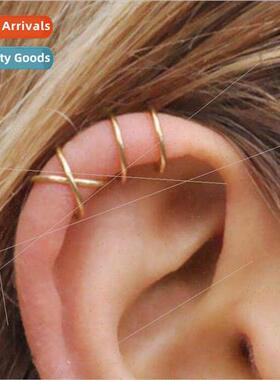 Ear Clips Creative Double C Cartilage U-shaped Double Layer