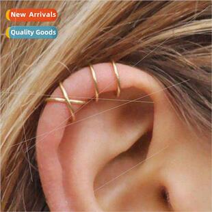 Ear Clips Creative Double C Cartilage U-shaped Double Layer