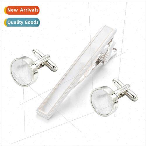 Best  Cufflinks Premium Qualy Shell Mother-of-pearl Tie Clip