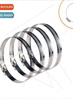 4pcs-Stainless pipe clamps 72-114mm clamps hoops适用fixing p