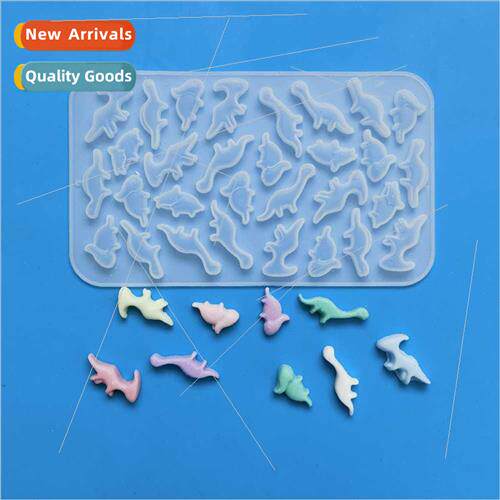 licone 30 ltle Dinosaur Chocolate DIY cake Ice cube cookie p
