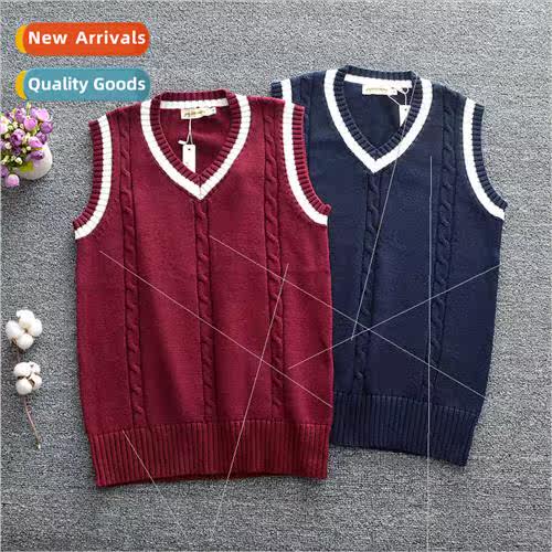 New college Brish JK unim V-neck men women twist between col