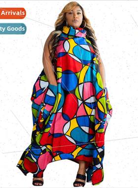 Boubou African Dress Women Tradional Turtleneck Robes 2022