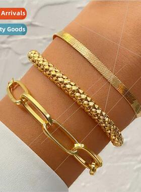 Vintage Snakebone Chain Multi-Layer Bracelet Europe Vintage