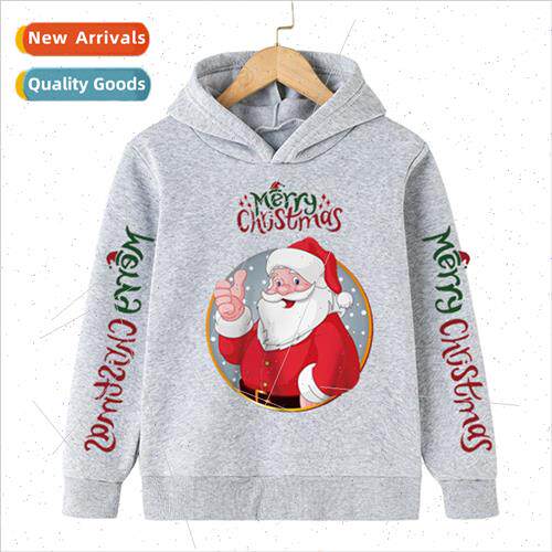 New Merry Christmas Sweater Cartoon Top Christmas Santa Clau
