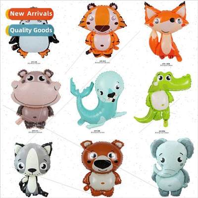 cartoon lion tiger penguin fox crocodile kten rabb panda bea