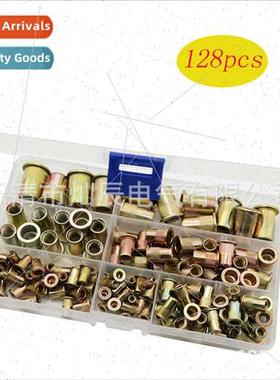 Rivet Nut 128pcs Boxed Rivet Nut Flat Head Nut Rivet Nut m3-