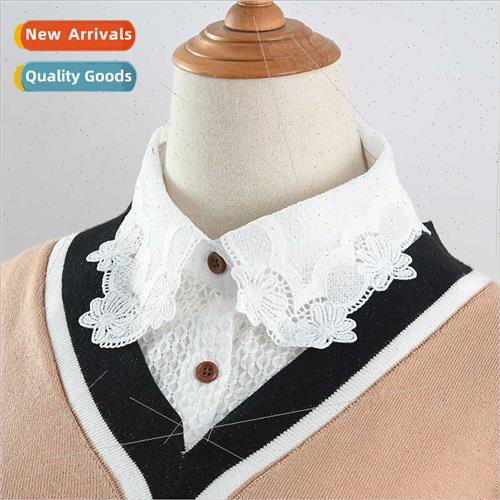 Autumn winter delicate embroidery children versatile collar