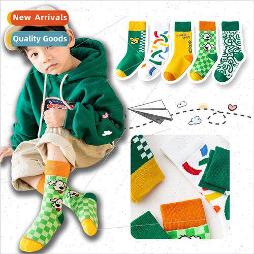 Korean  children tide socks spring fall boys sports cotton m