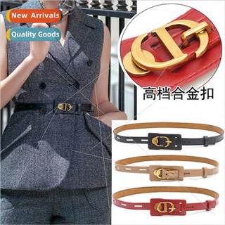 Vintage alloy sense hardware jeans thin belt fashion decorat