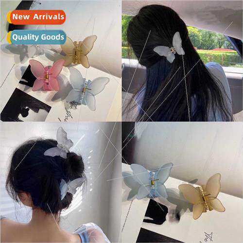2022 spring summer new hair clips butterfly grab clip shower