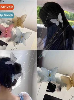 2022 spring summer new hair clips butterfly grab clip shower