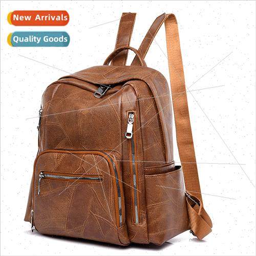PU shoulder bag female new Europe retro outdoor travel bag l
