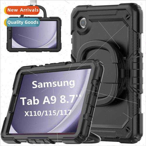适用Samsung Tab A9 Silicone+PC protective case 8.7 inch rota