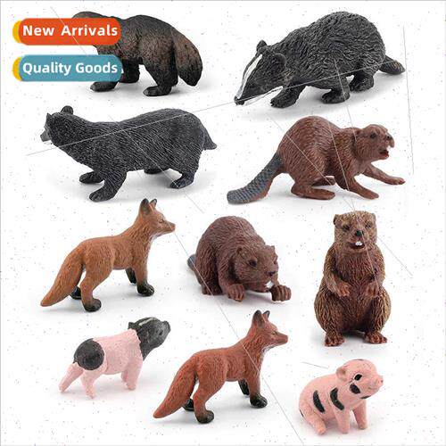 Wildlife model beaver small red fox small red fox sting badg