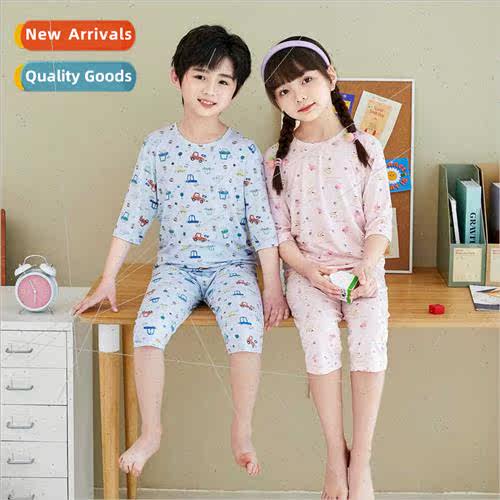 23 children summer thin seven-minute sleeve su boys girls ca