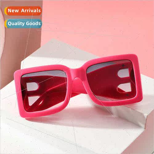 2022 Retro men large frame square sunglasses personalized se