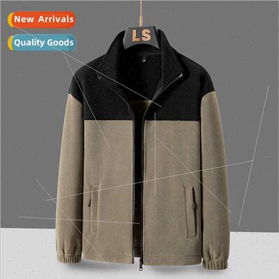 Fleece jacket jacket fall winter men padded warm windprocoup