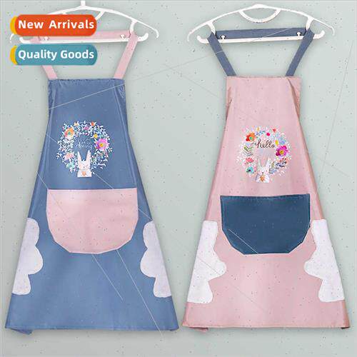 Kchen Adult Sleeveless Work Coverall Wreath Rabb WaterproOil
