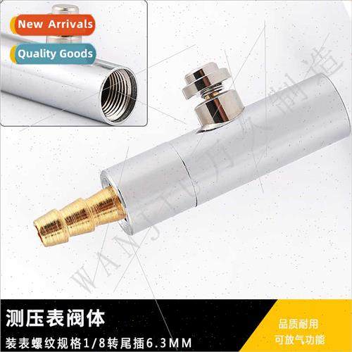 Tire Pressure Gauge Valve Body Mounted Gauge Lever Bleeding