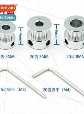 Synchronous belt pulley 2GT-20 teeth 16 teeth Belt width 6 m
