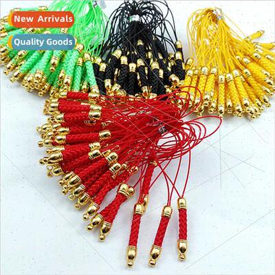 Gold head cell phone rope 100 cky cat tune name chain DIY je