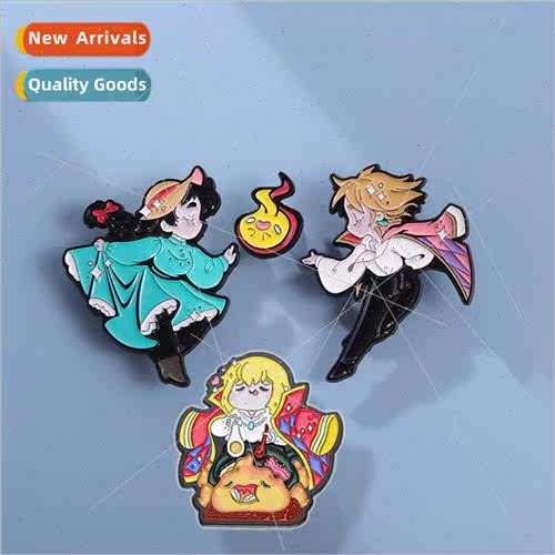 Fashion versatile anime characters around alloy baking paint