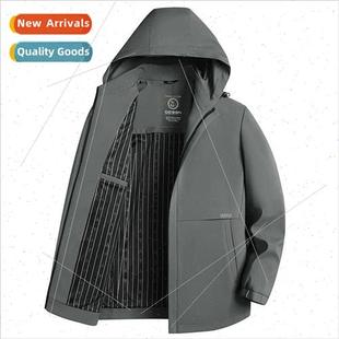 men spring new aged 2023 elderly jacket Middle fall