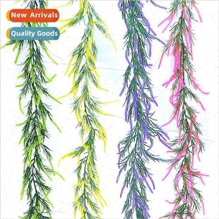 Artificial Lavender Fake Plants Vine Hanging Wedding Backgro