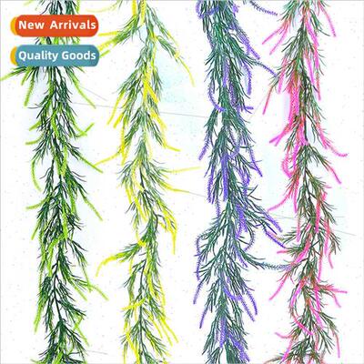 Artificial Lavender Fake Plants Vine Hanging Wedding Backgro