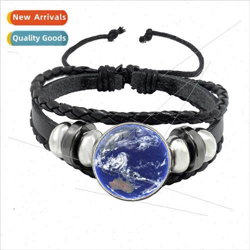 Accessories New Fashion Solar System Bracelet Moon Earth Spa