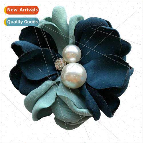 Korea high-grade cloth camellia large flowers bridal dress s