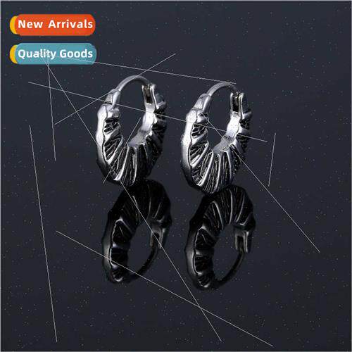 stainless steel casting earrings simple geometric horseshoe