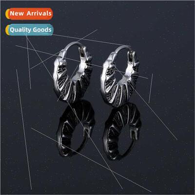 stainless steel casting earrings simple geometric horseshoe