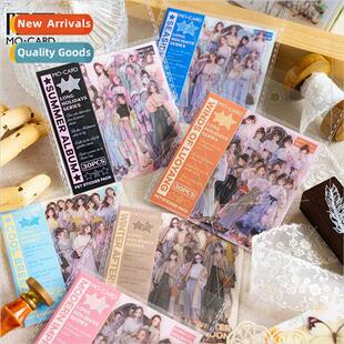 Matte Whe PET Pack Ink Long Sticker Korea Girl Cute Holiday