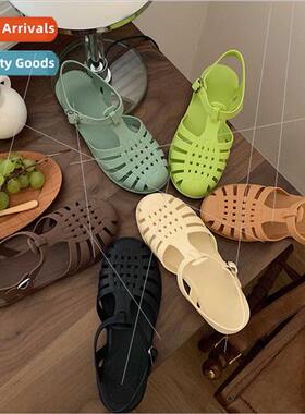 New fashion retro woven Roman sandals women summer fairy win