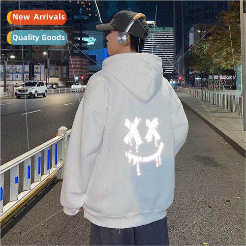 Autumn winter loose nd hip-hop letters printed sweater Ameri