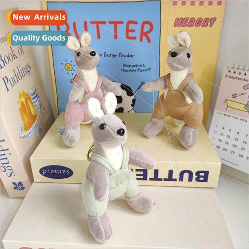 New creative scented backpack kangaroo plush doll pendant cu