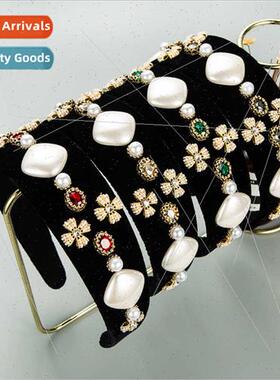 Hair bands Europe personalized retro velvet wide edge imatio