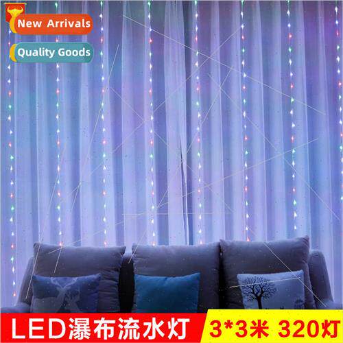 led running lights waterfall lights curtain lights flashing