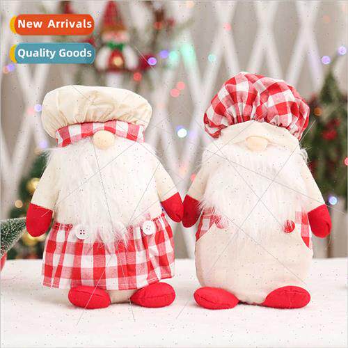 Hat cartoon sting fabric ornament wh feet plush santa doll d