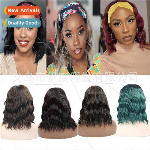 Europe hairband head covering deep wavy hairband wig Chemica