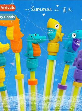 Shark water pump crocodile water can spray gun children raft