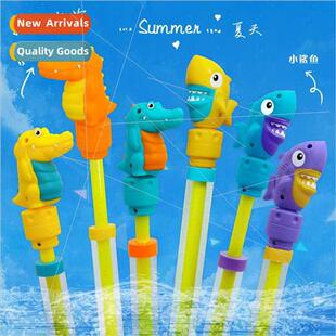 Shark water pump crocodile water can spray gun children raft