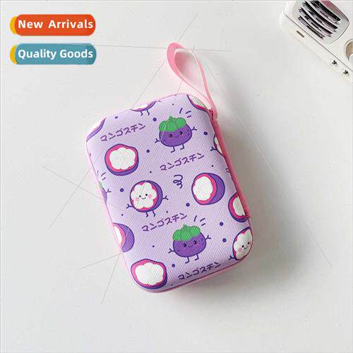 Mobile Power Box Travel Organizer Leather Coin Purse Headpho