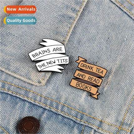 Alphabet brooch cartoon English creative dialog box flutter