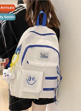 new students schoolbag large capacy junior shoulders backpac