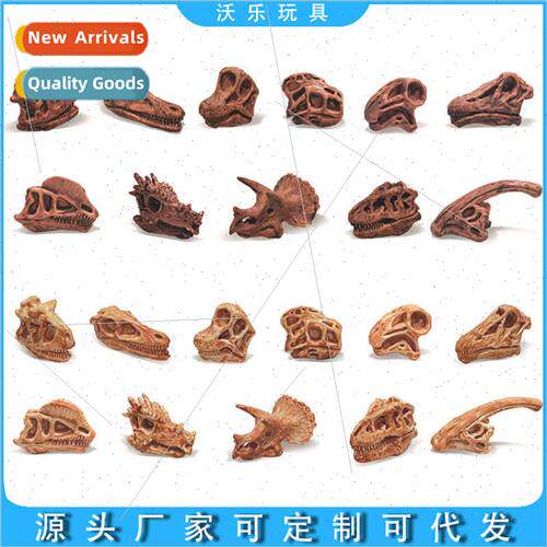 Ancient Mini-Prehistoric Mammal Skulls Great Horned Thunder