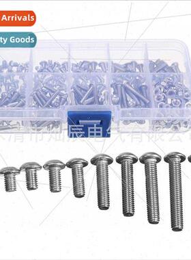 340PCS Stainless Screws Hex Nuts m3 Hexagon Socket Screws Bo